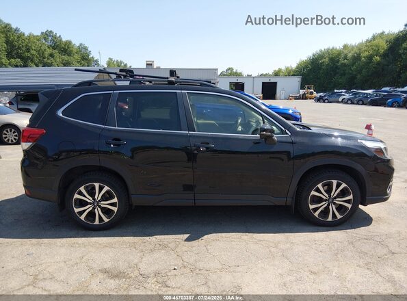 JF2SKASC1LH496742 2020 SUBARU FORESTER Black უკანა სალონის ხედი