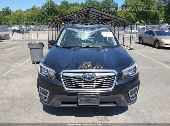 JF2SKASC1LH496742 2020 SUBARU FORESTER Black ხელსაწყოთა პანელის ხედი