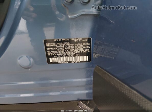 JF2SKASC3KH511563 2019 SUBARU FORESTER Blue Widok komory silnika