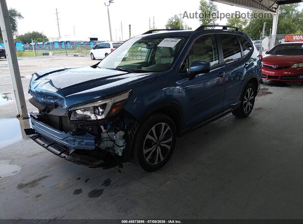 JF2SKASC3KH511563 2019 SUBARU FORESTER Blue Przód lewy