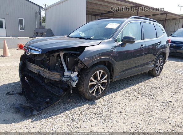 JF2SKASC3LH558500 2020 SUBARU FORESTER Black Przód lewy