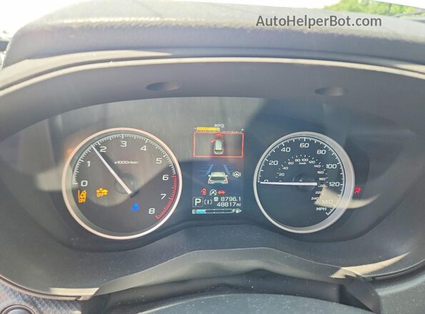 JF2SKASC5MH563764 2021 SUBARU FORESTER Silver Instrument cluster view