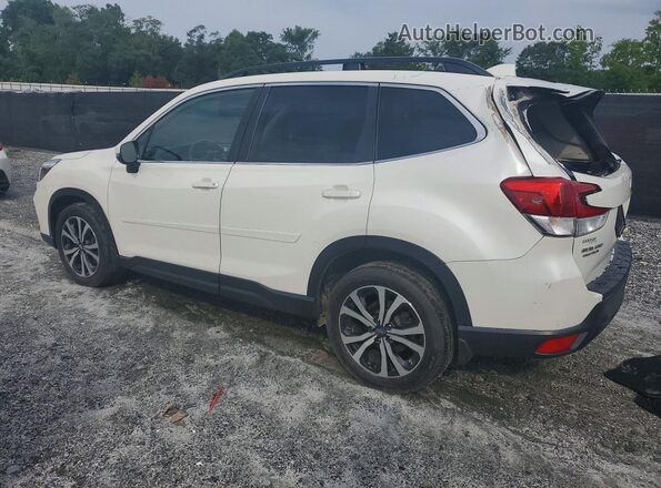 JF2SKASC8KH537348 2019 SUBARU FORESTER Белый Задняя левая четверть