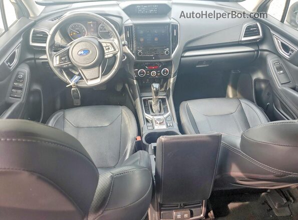 JF2SKASC8KH537348 2019 SUBARU FORESTER Белый Вид панели приборов