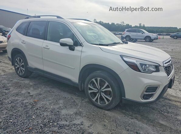 JF2SKASC8KH537348 2019 SUBARU FORESTER Белый Передняя правая четверть