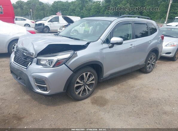 JF2SKASC9KH419132 2019 SUBARU FORESTER Silver Front left