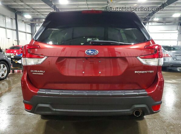 JF2SKASC9KH486569 2019 SUBARU FORESTER Red Հետևի տեսք