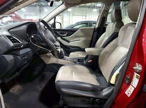 JF2SKASC9KH486569 2019 SUBARU FORESTER Red Սալոնի դիմացի տեսք