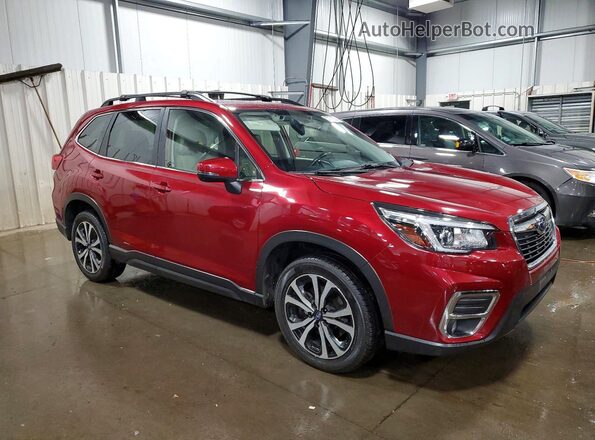 JF2SKASC9KH486569 2019 SUBARU FORESTER Red Առջևի աջ