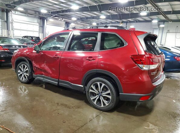 JF2SKASC9KH486569 2019 SUBARU FORESTER Red Հետևի ձախ