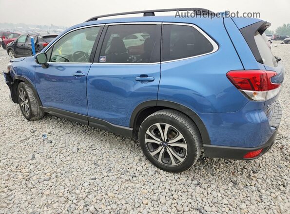 JF2SKASC9KH545197 2019 SUBARU FORESTER Синий Задняя левая четверть