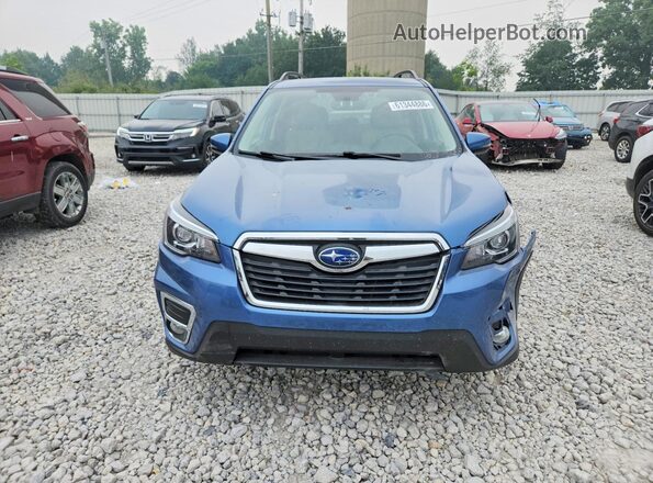 JF2SKASC9KH545197 2019 SUBARU FORESTER Синий Вид спереди