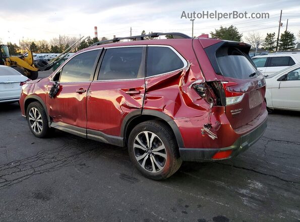 JF2SKASCXMH483084 2021 SUBARU FORESTER Burgundy Հետևի ձախ
