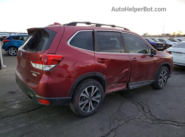 JF2SKASCXMH483084 2021 SUBARU FORESTER Burgundy Հետևի աջ