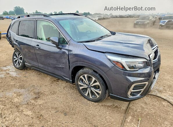 JF2SKASCXMH550539 2021 SUBARU FORESTER Gray Delantero derecho
