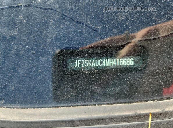 JF2SKAUC4MH416686 2021 SUBARU FORESTER Blue Շարժիչի բաժամունքի տեսք