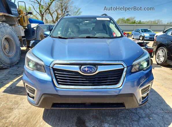 JF2SKAUC4MH416686 2021 SUBARU FORESTER Blue Դիմացի տեսք
