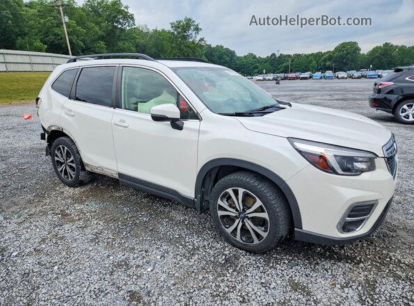 JF2SKAUC7MH435815 2021 SUBARU FORESTER White Delantero derecho