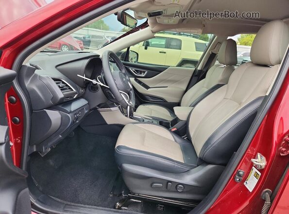 JF2SKAUCXMH459672 2021 SUBARU FORESTER Red Вид салону спереду