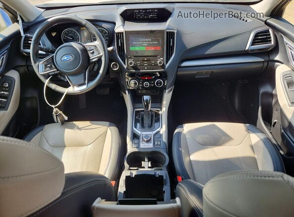 JF2SKAUCXMH496575 2021 SUBARU FORESTER White წინა პანელის ხედი
