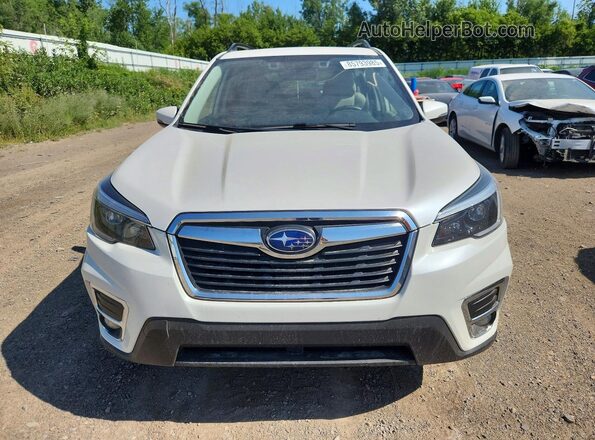 JF2SKAUCXMH496575 2021 SUBARU FORESTER White წინა ხედი