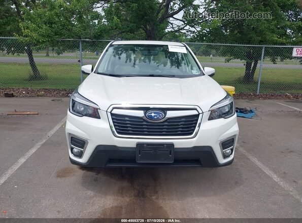 JF2SKAUCXMH511754 2021 SUBARU FORESTER White ხელსაწყოთა პანელის ხედი