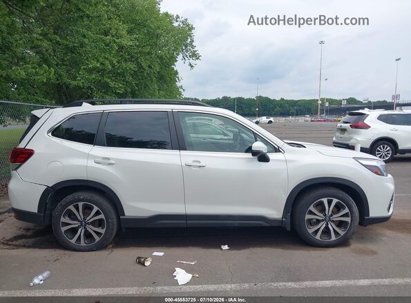 JF2SKAUCXMH511754 2021 SUBARU FORESTER White უკანა სალონის ხედი