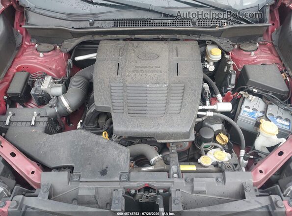 JF2SKAWC1KH549822 2019 SUBARU FORESTER Red Հետևի տեսք