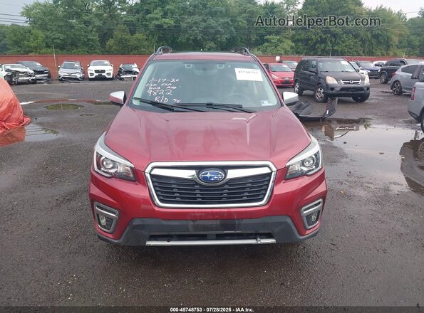 JF2SKAWC1KH549822 2019 SUBARU FORESTER Red Սալոնի հետևի տեսք