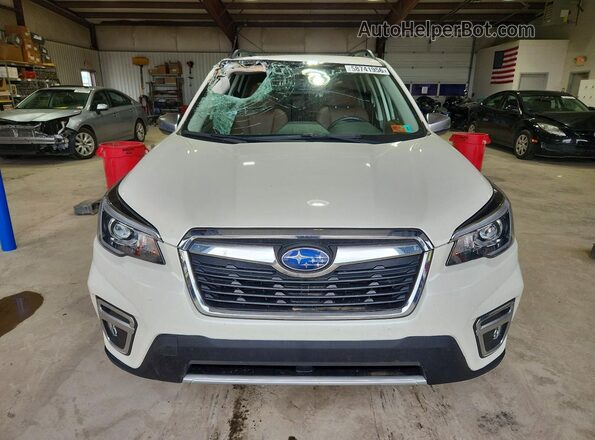 JF2SKAWC2KH515632 2019 SUBARU FORESTER White წინა ხედი