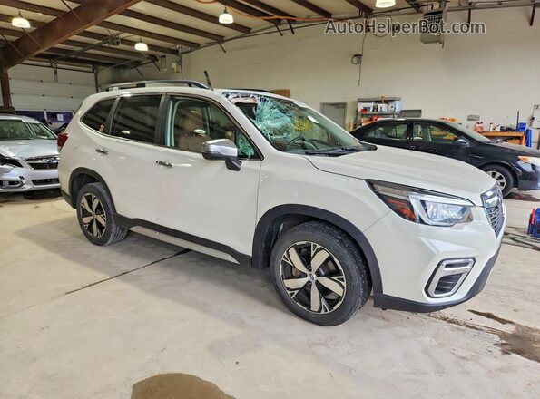 JF2SKAWC2KH515632 2019 SUBARU FORESTER White წინა მარჯვენა