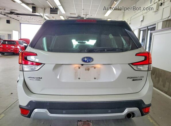 JF2SKAWC6KH589300 2019 SUBARU FORESTER White Вид ззаду