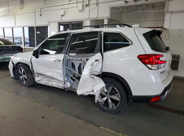 JF2SKAWC6KH589300 2019 SUBARU FORESTER White Задня ліва чверть
