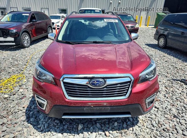 JF2SKAWC9KH428181 2019 SUBARU FORESTER Red Widok z przodu