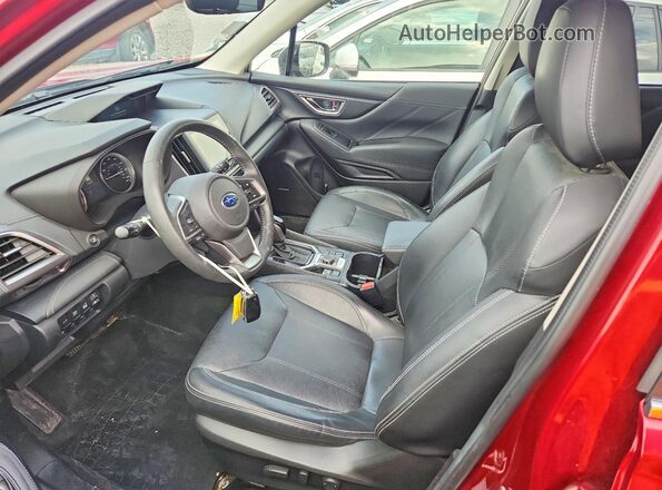 JF2SKAWC9KH428181 2019 SUBARU FORESTER Red Widok wnętrza z przodu