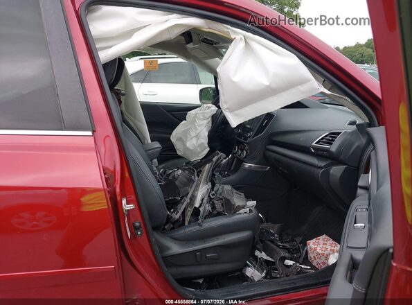 JF2SKAXC0LH464048 2020 SUBARU FORESTER Burgundy Front interior view
