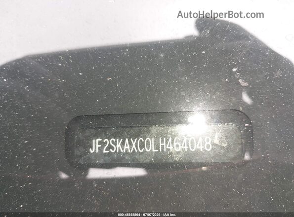 JF2SKAXC0LH464048 2020 SUBARU FORESTER Burgundy 360 interior view