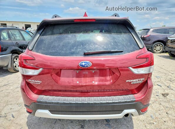JF2SKAXC1LH596106 2020 SUBARU FORESTER Бордовый Вид сзади