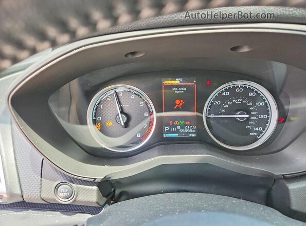 JF2SKAXC1LH596106 2020 SUBARU FORESTER Бордовый Вид щитка приборов