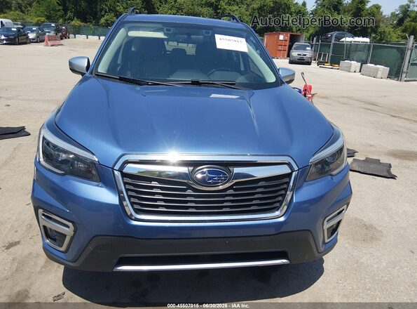JF2SKAXC2MH530696 2021 SUBARU FORESTER Blue ხელსაწყოთა პანელის ხედი