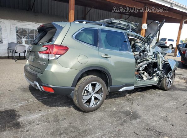 JF2SKAXC4MH498365 2021 SUBARU FORESTER Green Trasero derecho