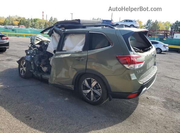JF2SKAXC4MH498365 2021 SUBARU FORESTER Green Trasero izquierdo