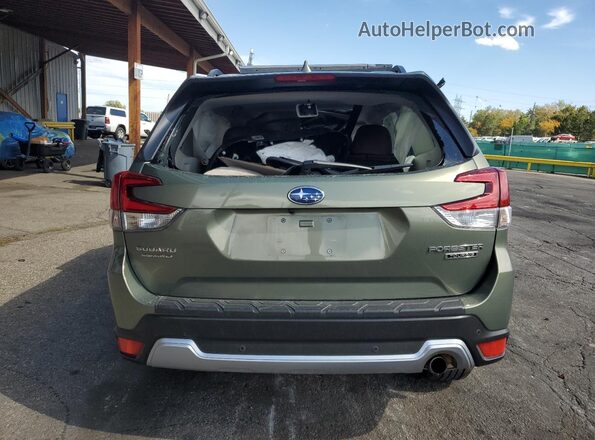 JF2SKAXC4MH498365 2021 SUBARU FORESTER Green Vista trasera