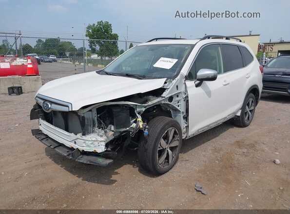 JF2SKAXC7LH582629 2020 SUBARU FORESTER White Առջևի ձախ երեք քառորդ տեսարան