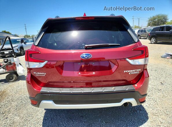 JF2SKAXC8LH506434 2020 SUBARU FORESTER Burgundy Widok z tyłu