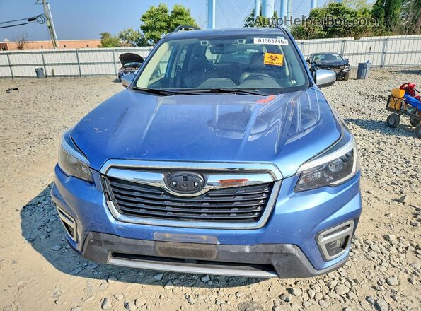 JF2SKAXC8MH437861 2021 SUBARU FORESTER Blue Front view