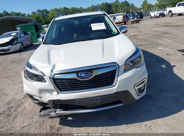 JF2SKAXC8MH574766 2021 SUBARU FORESTER White Widok zestawu wskaźników