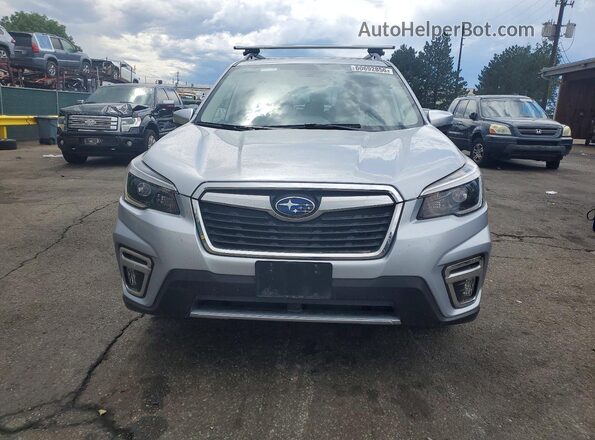 JF2SKAXCXMH463135 2021 SUBARU FORESTER Gray Front view