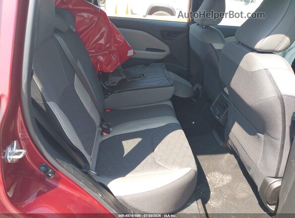 JF2SLDAC4SH523804 2025 SUBARU FORESTER Red VIN sticker view