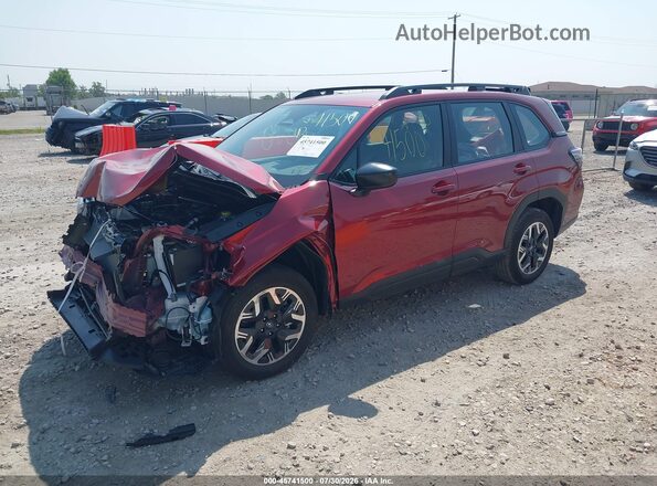 JF2SLDAC4SH523804 2025 SUBARU FORESTER Red Front left